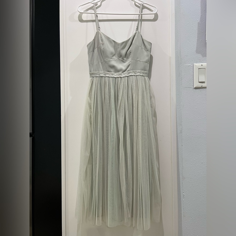 Needle & thread tulle fit and flare dress